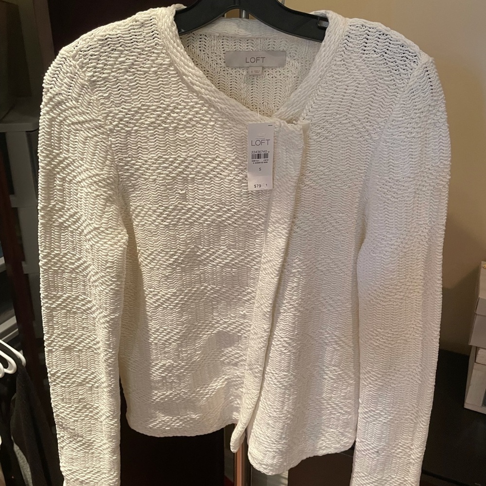 Loft Zip up Sweater